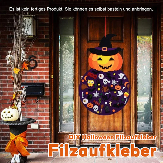 DIY-Halloween-Filz-Aufkleber