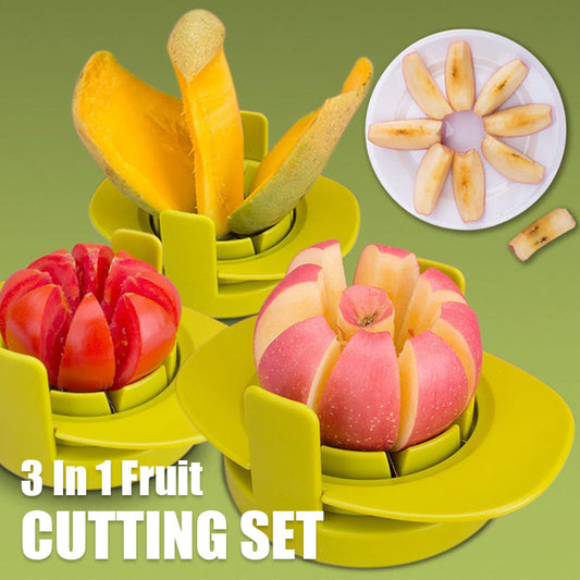 3-in-1 Fruchtschneideset