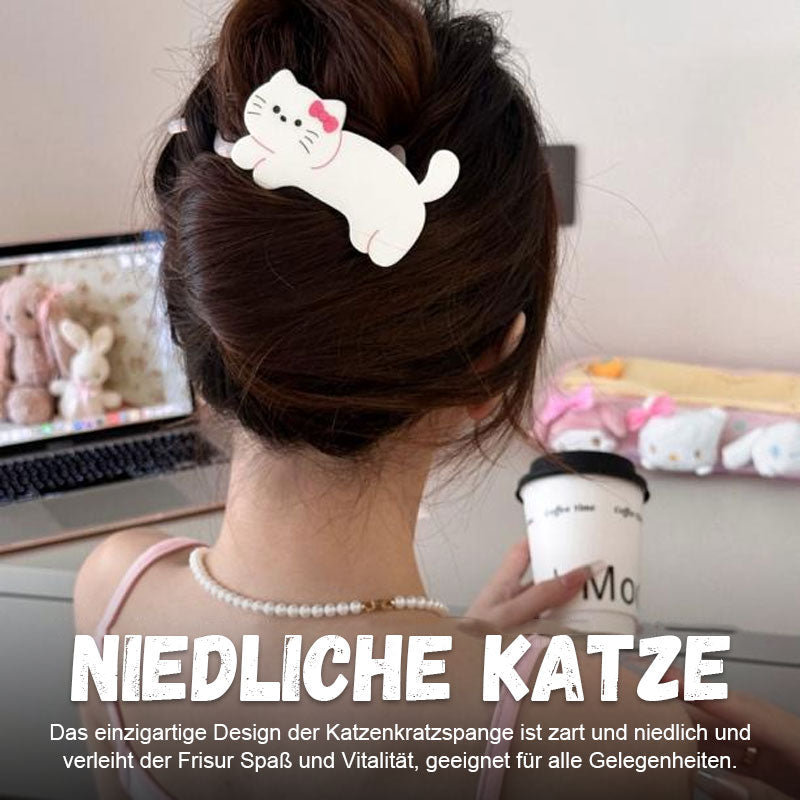 Katze-One-Wort-Twist-Clip